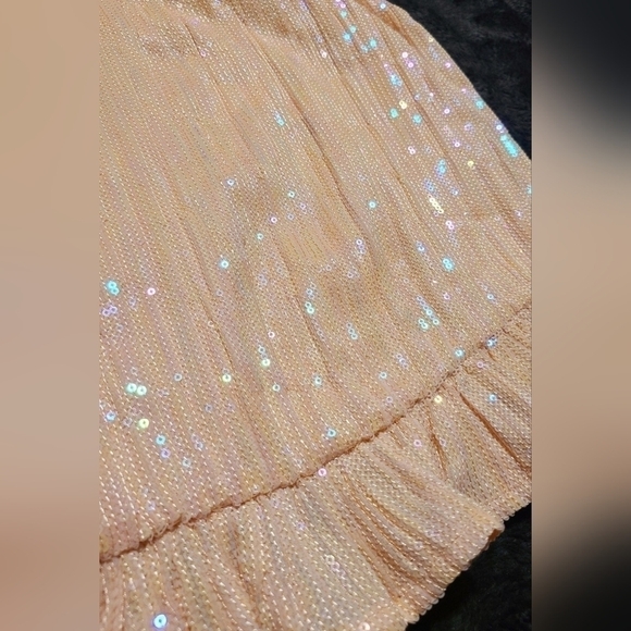 Anthropologie pink sequin tank top - Picture 7 of 8